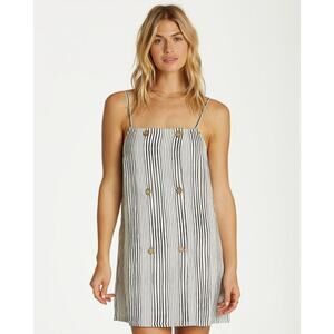 Billabong Black And White Suit Up Dress Size S